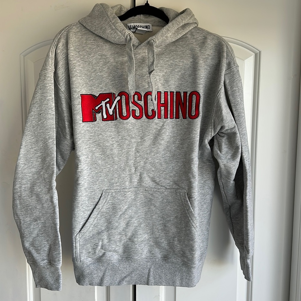 H&M x Moschino Grey Hoodie